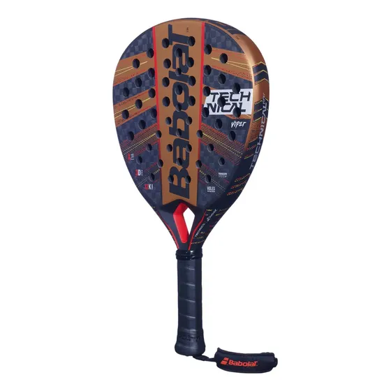Paleta De Padel Babolat Technical Viper 2024 Color Cobre Metalizado Negro Rojo