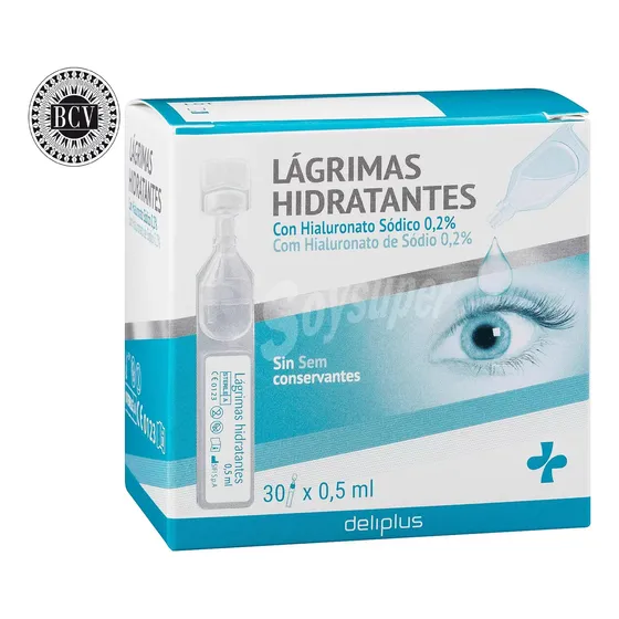 Lagrimas Hidratantes Para Ojos 15ml 30 Dosis Individuales