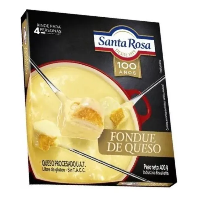 Pack X2 Fondue De Queso X400g Santa Rosa / 8 Personas
