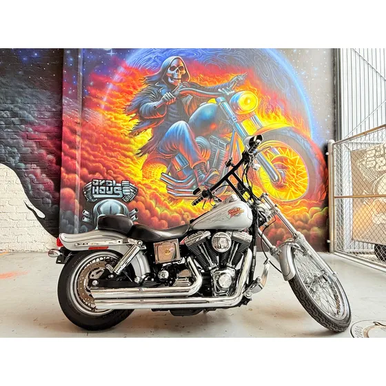 Harley Davidson Dyna Wide Glide 2001 Titulo Limpio Checala !