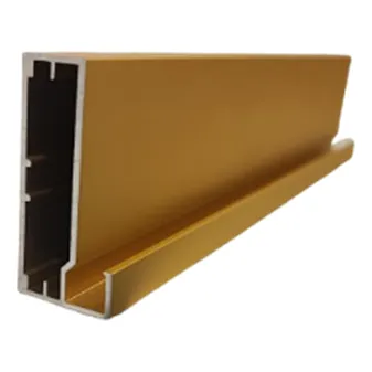 Perfil Dorado Para Puerta De Vidrio 3 Metros Hinova