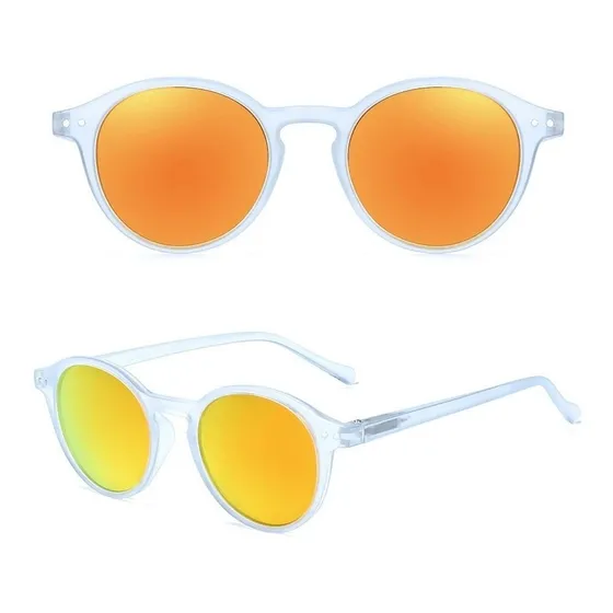Lentes De Sol Retro Clásico Polarizado Redondas Unisex