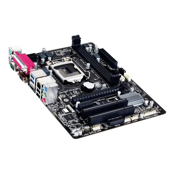 Placa Mae Gigabyte Ga-h81m-s2ph Lga 1150 Hdmi E Serial Oem Cor Preto