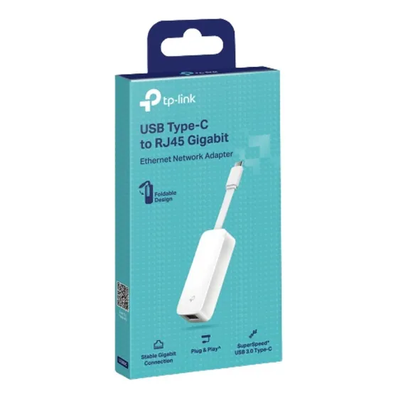 Adaptador De Red Gigabit Tp-link Ue300c Tipo C/rj45