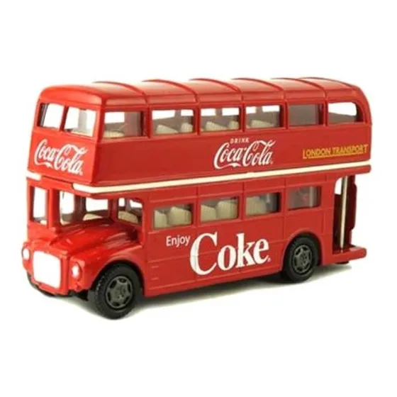 Routemaster London Double Decker Bus  Escala 1/60 Coca Cola 