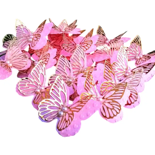 Mariposas Caladas Dobles Souvenirs X 10