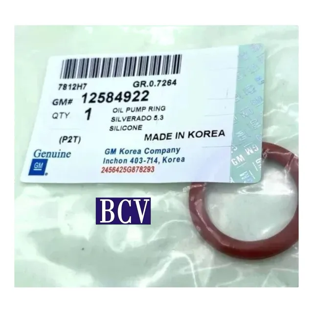 Oring Sello Bomba Aceite Silverado Tahoe Trailblazer Cheyene