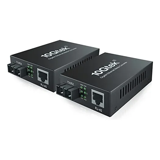 Ipolex 2pack Conversores De Fibra Gigabit A Ethernet