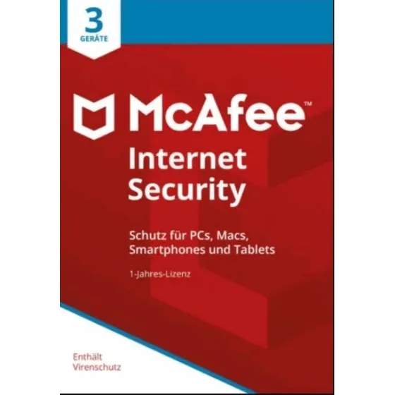 Antivirus Mcafee Internet Security 3 Dispositivos 1 Año