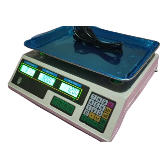 Balanza Digital 40kg Electrónica Doble Visor Blanco 40 Kg