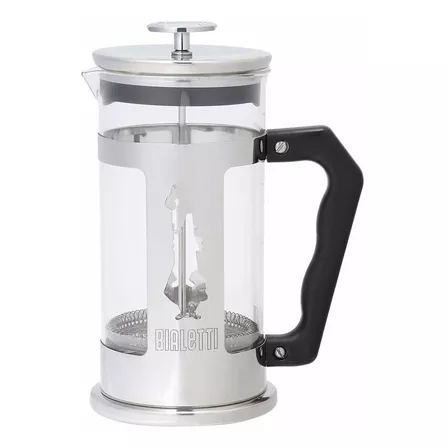 Cafeteira Bialetti Preziosa 8 Cups manual prata prensa francesa