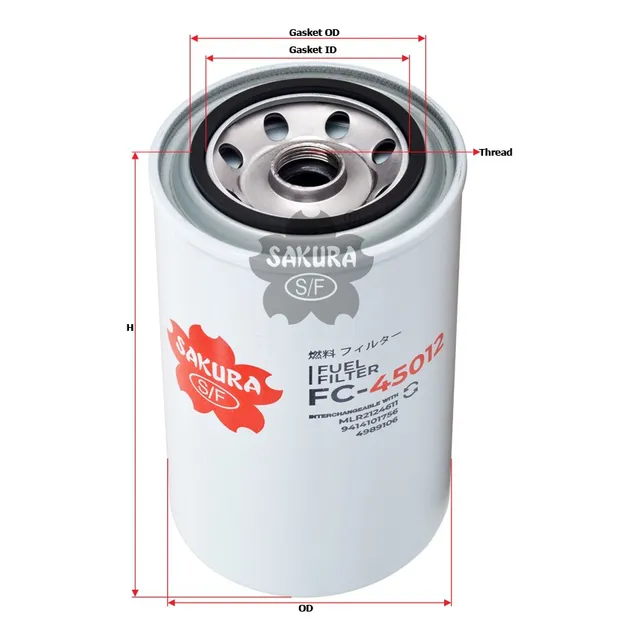 Filtro Combustible Massey Case Foton Yutong Fc-45012