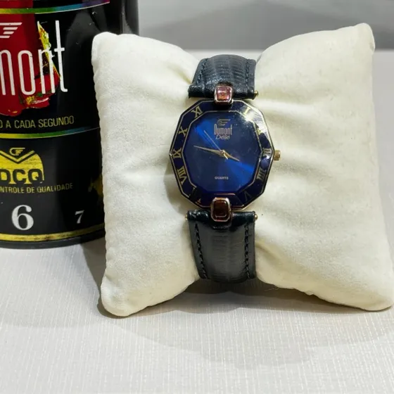 Relógio Dumont Modelo Delié 685am Caixa Sextavada