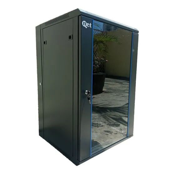 Rack Gabinete Abatible De Pared 18u Qnet Puerta De Vidrio