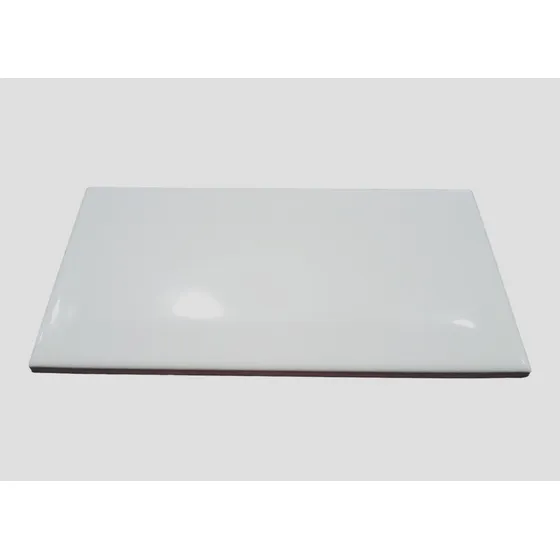 Azulejo Subway 7.5 X 15 Cm  Blanco Brillante Biselado