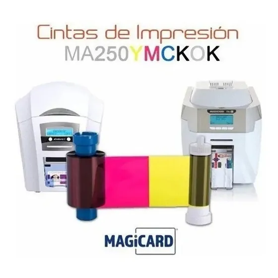 Cinta Color Magicard Ma250 Doble Cara Enduro Rio 