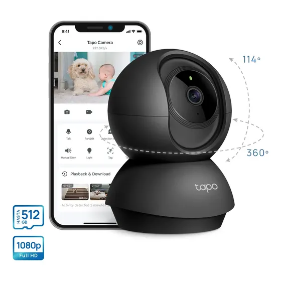 Camara Wi-fi Tp-link Tapo C201 Full Hd 360° Vision Nocturna
