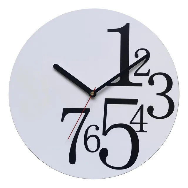 Reloj De Pared Concepts 30x30 Cm Blanco Y Negro