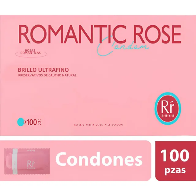 Condones De Látex Lubricados Sensación Natural 100 Piezas