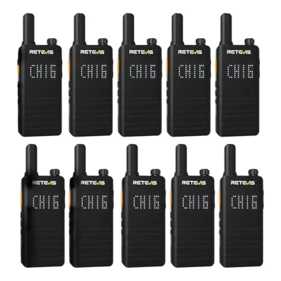 Retevis B3h Walkie Talkies Pequeños Con Diaplay
