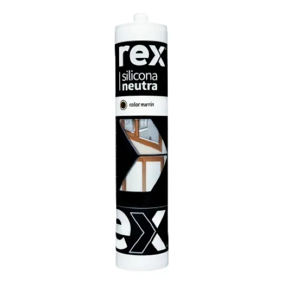 Silicona Neutra Marron 300 Ml Rex 30498