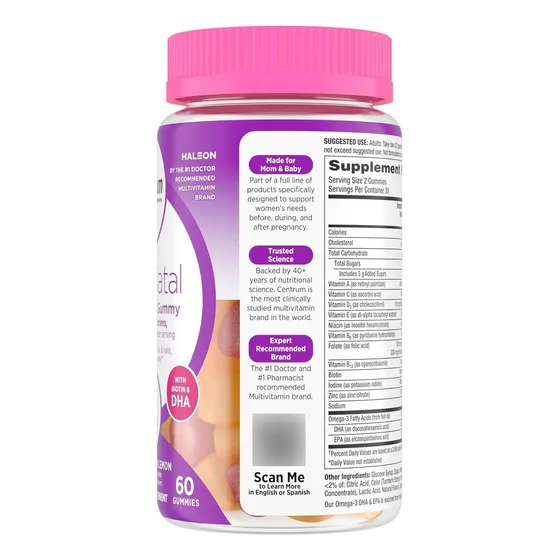 Centrum Vitaminas Postnatal Dha