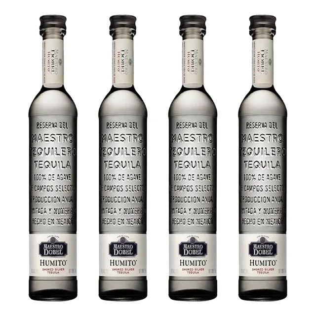 Pack De 4 Tequila Maestro Tequilero Humito Blanco 750 Ml