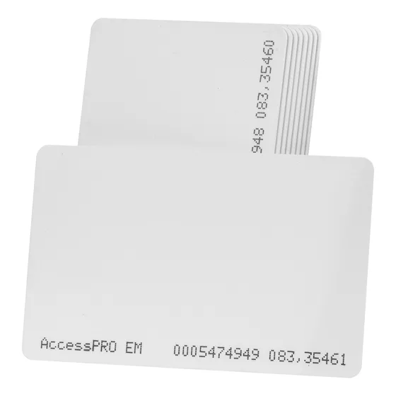 100 Tarjetas Proximidad Control Acceso 125 Khz Delgada
