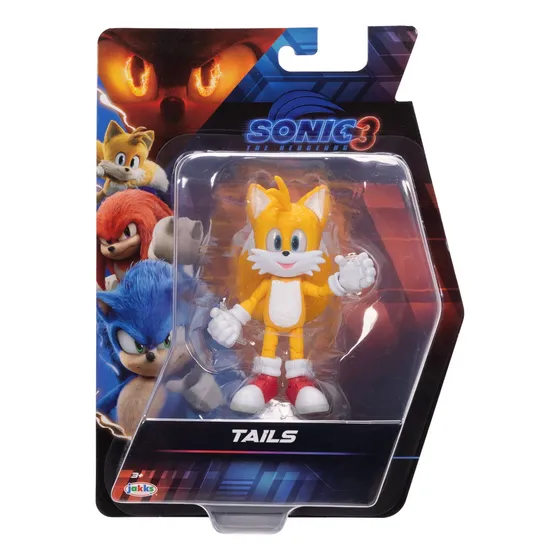 Figura Articulada Tails 5 13cm Colitas Sonic 3 La Película