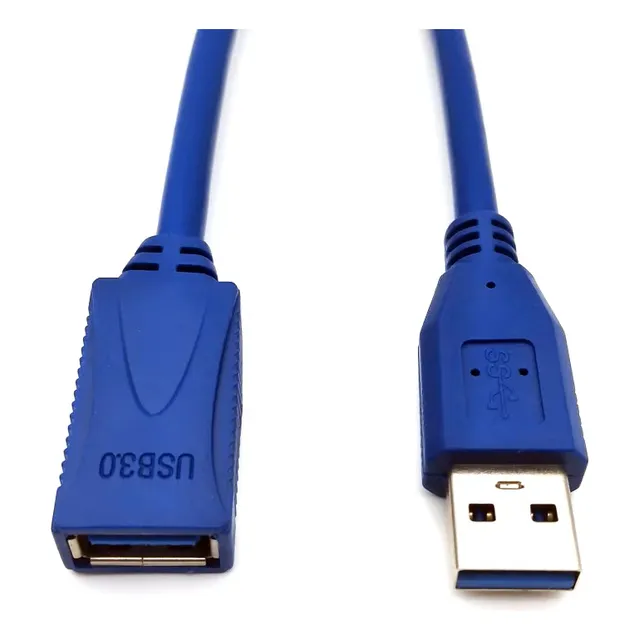 Cable Extensión Usb 3.0 Macho Hembra 3 Metros 5 Gbs Negro