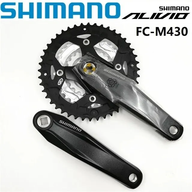 Plato Y Biela Bicicleta Shimano Fc-m430 44/32/22 175mm.