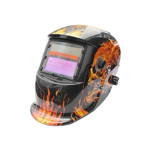 Careta Automática Para Soldar Diseño Fuego Zam-101