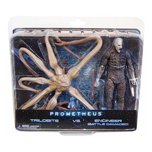 Neca Prometheus Trilobite Vs (battle-damaged) Wbxwf