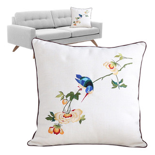 Fundas De Almohada Funda Bordada Elástica Suave Y Cómoda Fun Fundas De Almohada Funda Bordada Elástica Suave Y Cómoda Fun