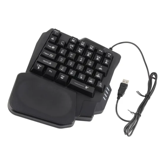 Teclado Gamer Ergonomico Una Mano One Hand Usb Gaming