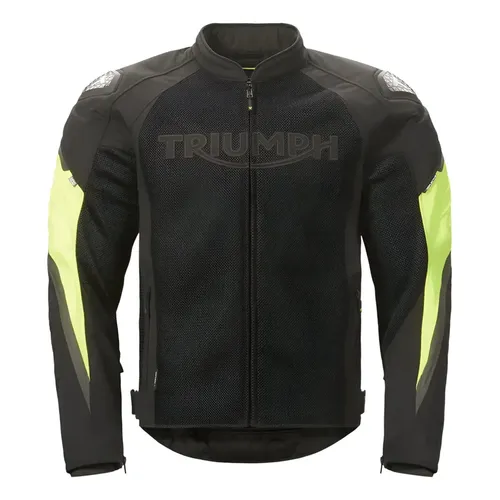 Jaqueta Tourer Bright Triumph Preta E Fluorescente G/l