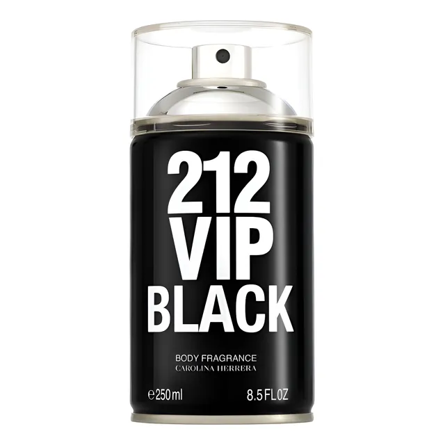 Carolina Herrera 212 Vip Men Black - Body Spray 250ml Blz Única