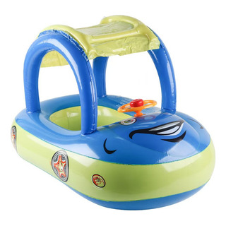 Anillo Flotante De Automóvil Inflable Para Niños Con Techo E Anillo Flotante De Automóvil Inflable Para Niños Con Techo E
