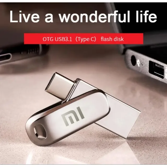 Xiaomi Pendrive Dual Usb-c Capacidad  1tb Elaborado En Metal