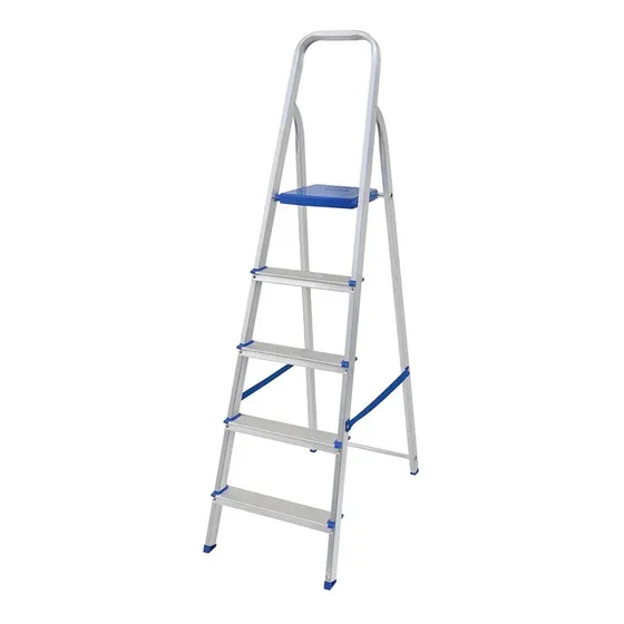 Escalera Aluminio 5 Escalones Mor Plegable - Garageimpo