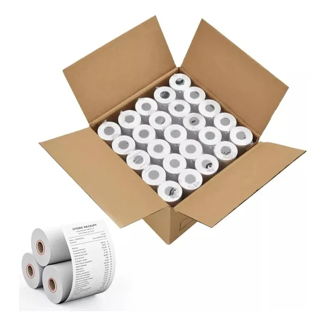 Rollos De Papel Termico 58mm Transbank Redelcom 20 Und