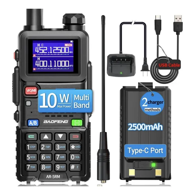 Handy Baofeng Uv5rh Banda Aérea Planeta Radio