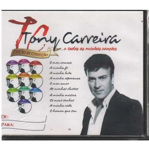 Cd - Tony Carreira / E Todas As Minhas Cancios 10 Cd