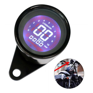 Tacómetro Ciclométrico Universal Lcd De 12 V (7 Colores) Tacómetro Ciclométrico Universal Lcd De 12 V (7 Colores)