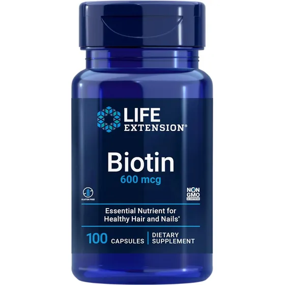 Life Extension Biotina 600 Mcg - Cápsula