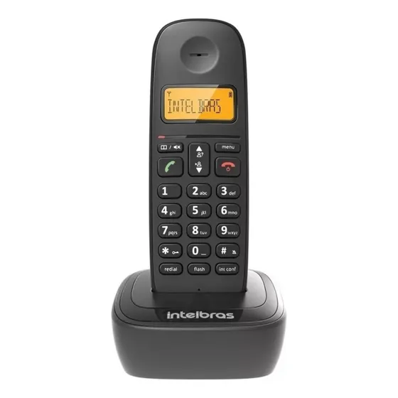 Telefone Intelbras Ts2510 Sem Fio Preto Até 7 Ramais Empresa 127V