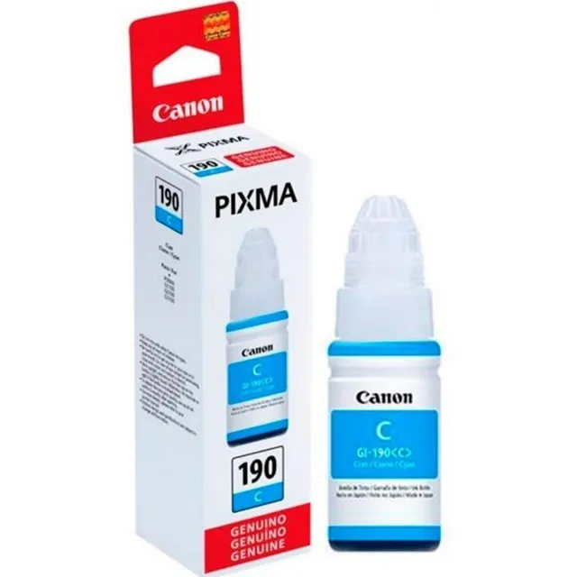 Tinta Canon Gi-190 C 0668c001aa Cyan Pixma 6 000 Pag