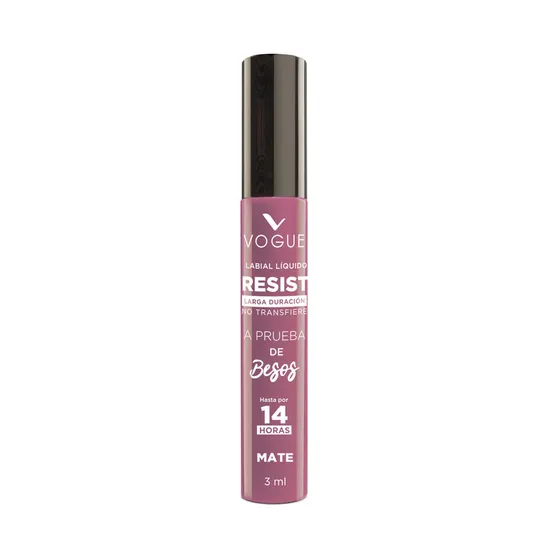 Labial Vogue Resist 3ml Acabado Mate Color Linda