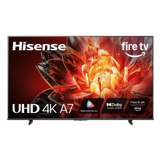Smart TV Hisense Serie A7 de 43" 4K UHD con Fire TV y Alexa
