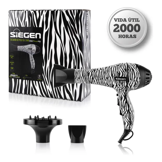 Secador De Pelo Siegen Sg-3140 Color Blanco
